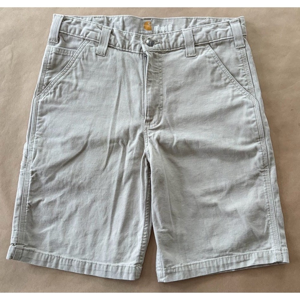 Carhartt Relaxed Fit Cotton Shorts Mens Sz 32 Cargo Utility Workwear Streetwear